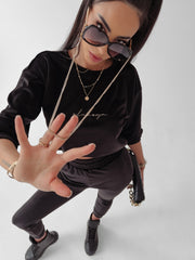 Velor set Clair Ola Voga black image 3