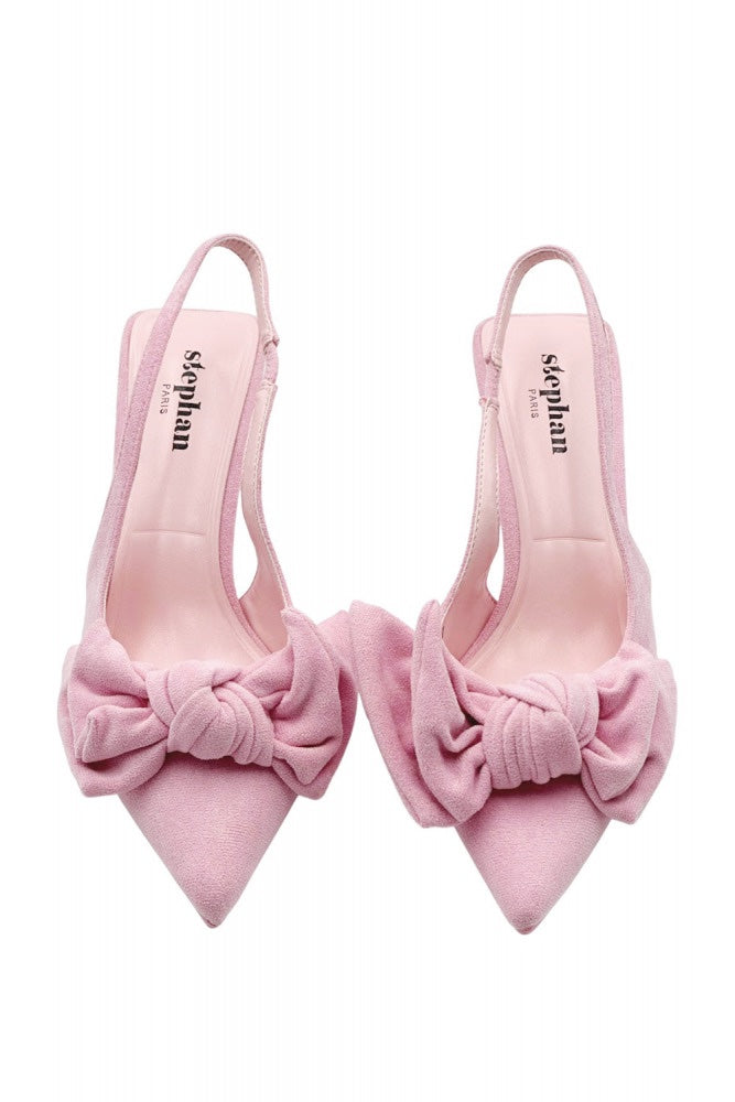 Bow detail slingback heeled shoes All day long image 2
