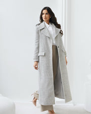 LE LONG Grey Coat image 9