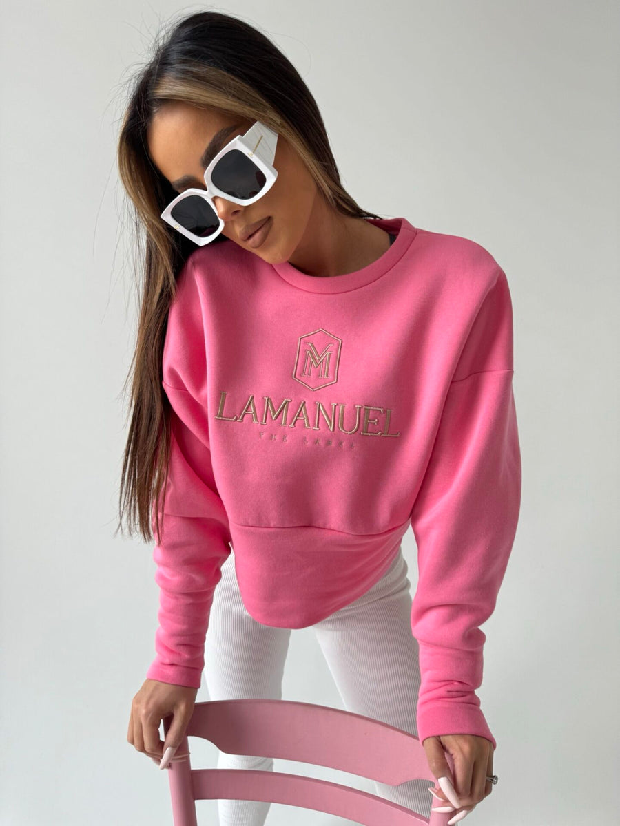 LIFT ME sweatshirt pink image 3