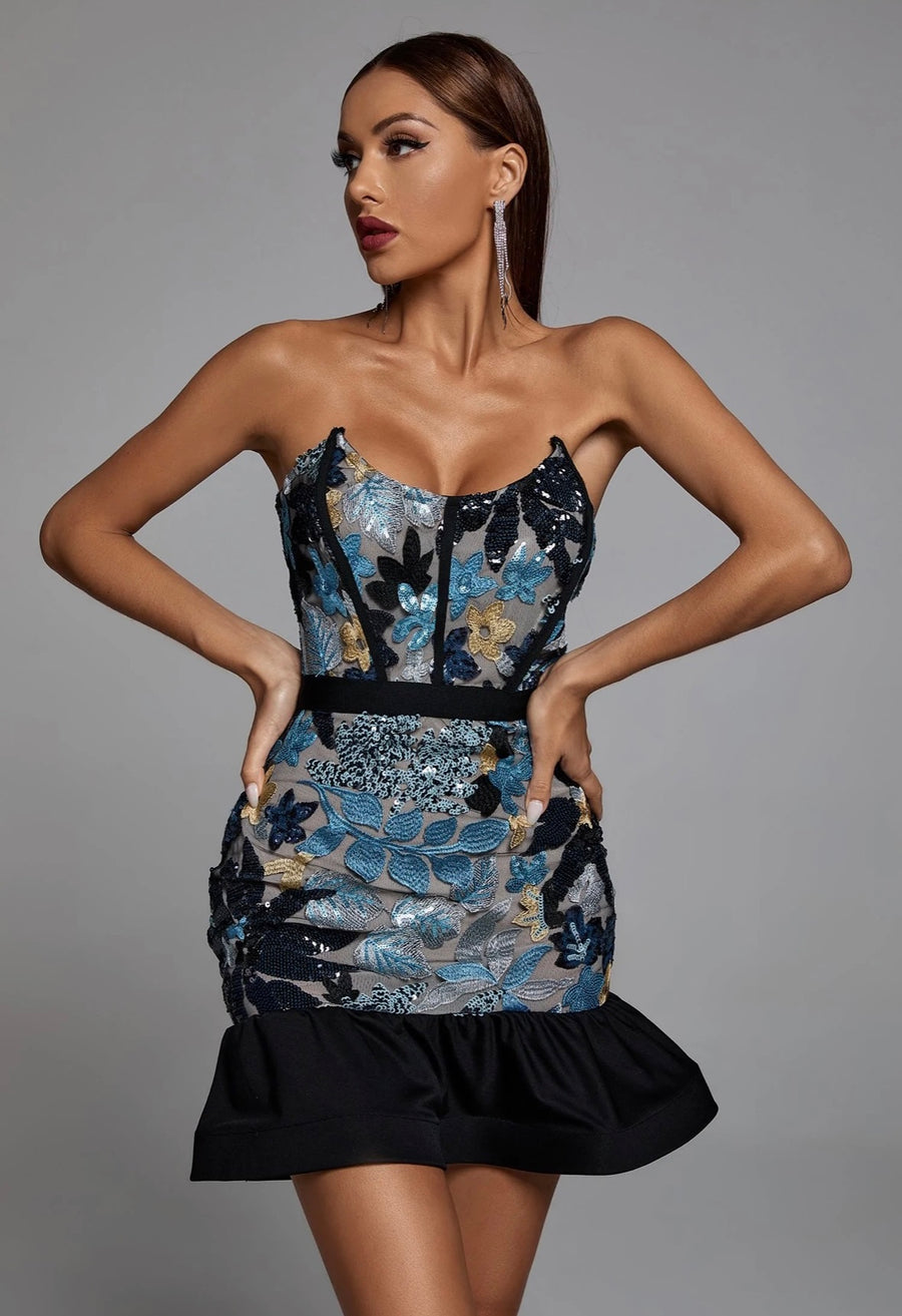 Liwisy Off Shoulder Sequin Dress image 5