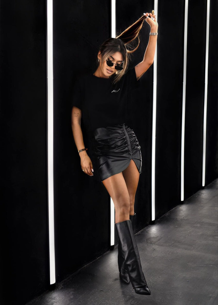Mission eco leather skirt image 9