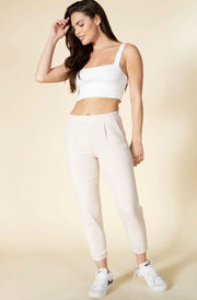 Eva Ankle Pants Beige - S image