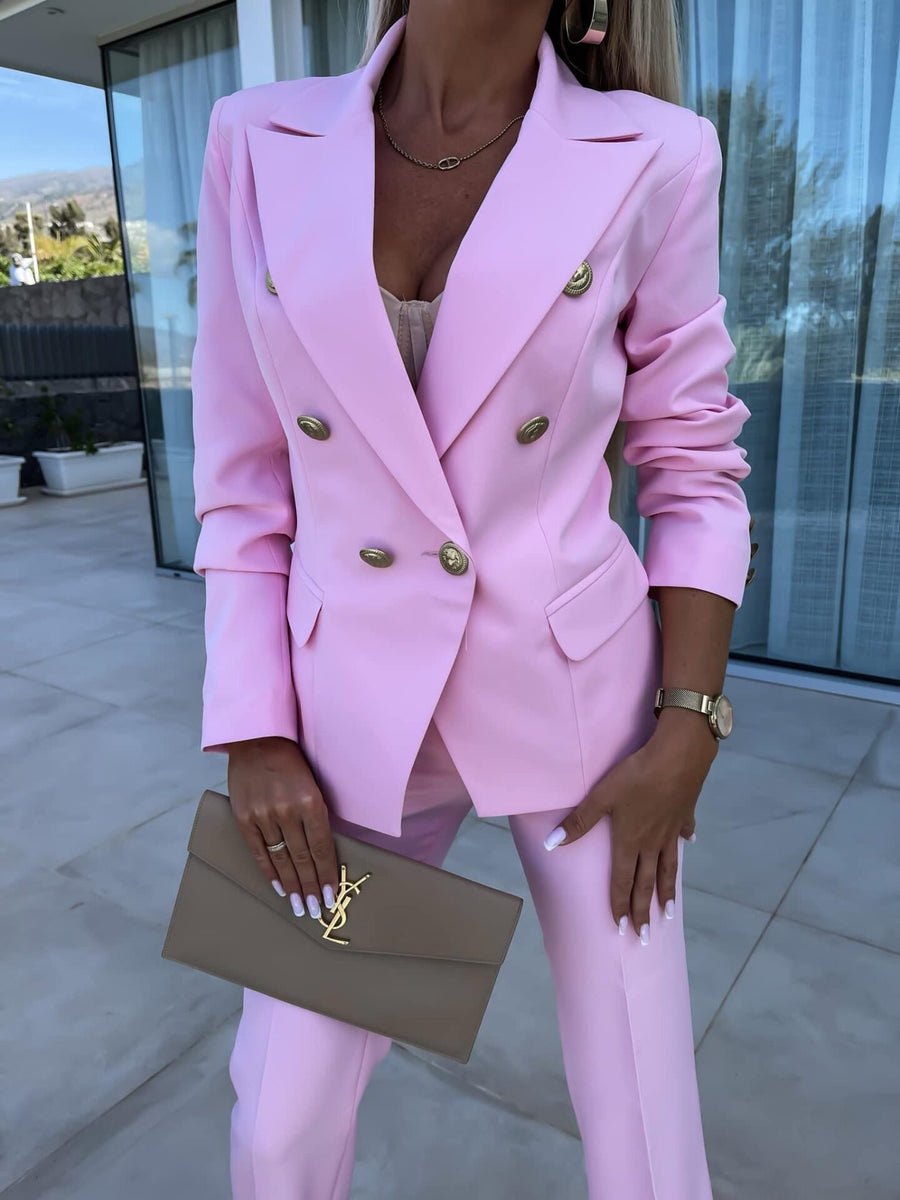 Katthia Elegant Blazer Pink image 10