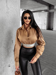SABELLA OLAVOGA short elegant shirt, black - S image