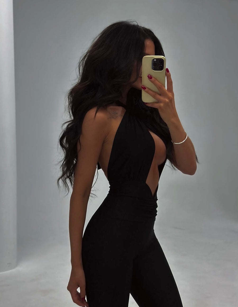 BLACK ALLURE JUMPSUIT image 6