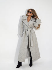 LE LONG Grey Coat image 1