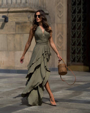 RUFFLE FANTASY - MAXI DRESS image 0