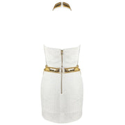 EXQUISITE Golden Tonw Sequin Beaded Set image 4