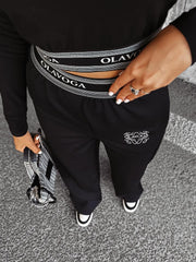 HOLLY OLAVOGA loose-fit trousers black image 3