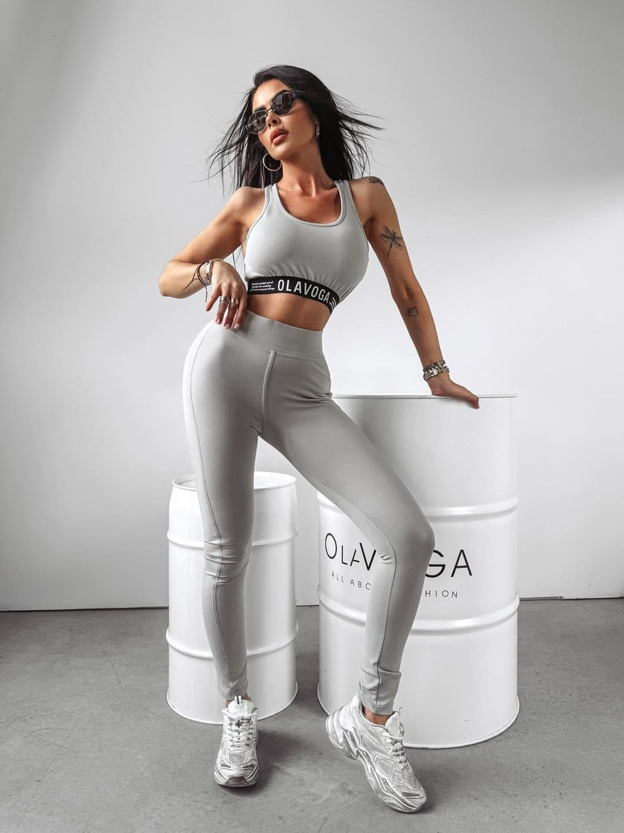Shapely Ola Voga elastic set, grey image 1