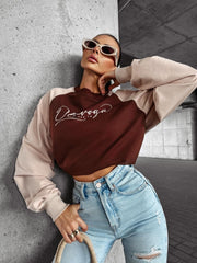 Oversized crewneck sweatshirt LAKIRA OLAVOGA brown image 2