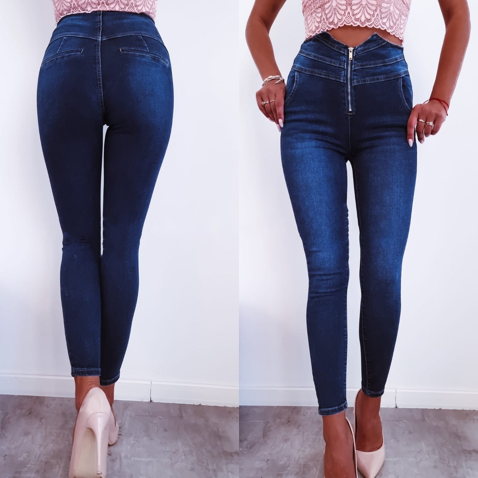 Killing 'Em Kindly High Rise Jeans image 0