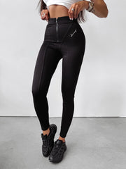 TREKKER Ola Voga elastic leggings, black image 4