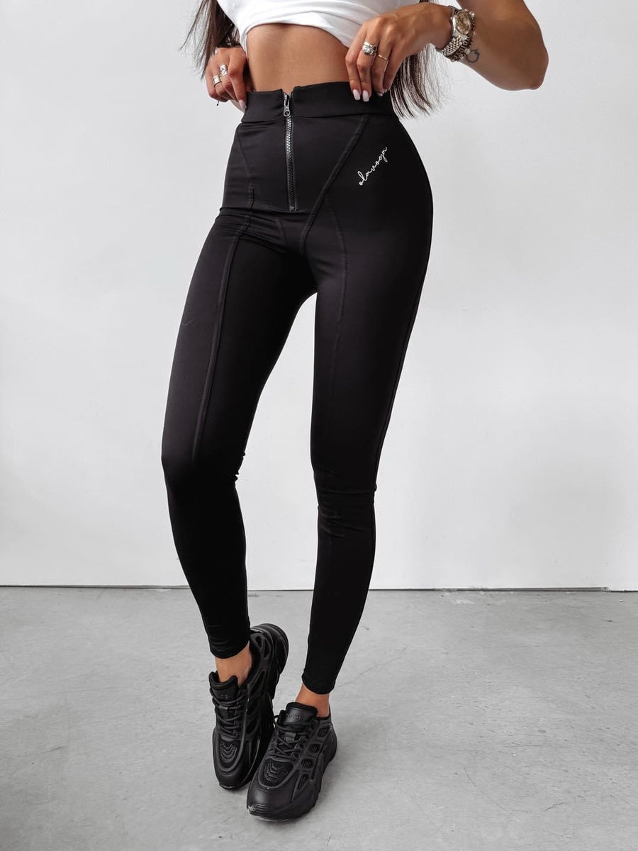 TREKKER Ola Voga elastic leggings, black image 4