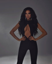 BLACK ALLURE JUMPSUIT image 1