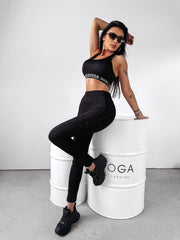 Shapely Ola Voga elastic set, black - M image
