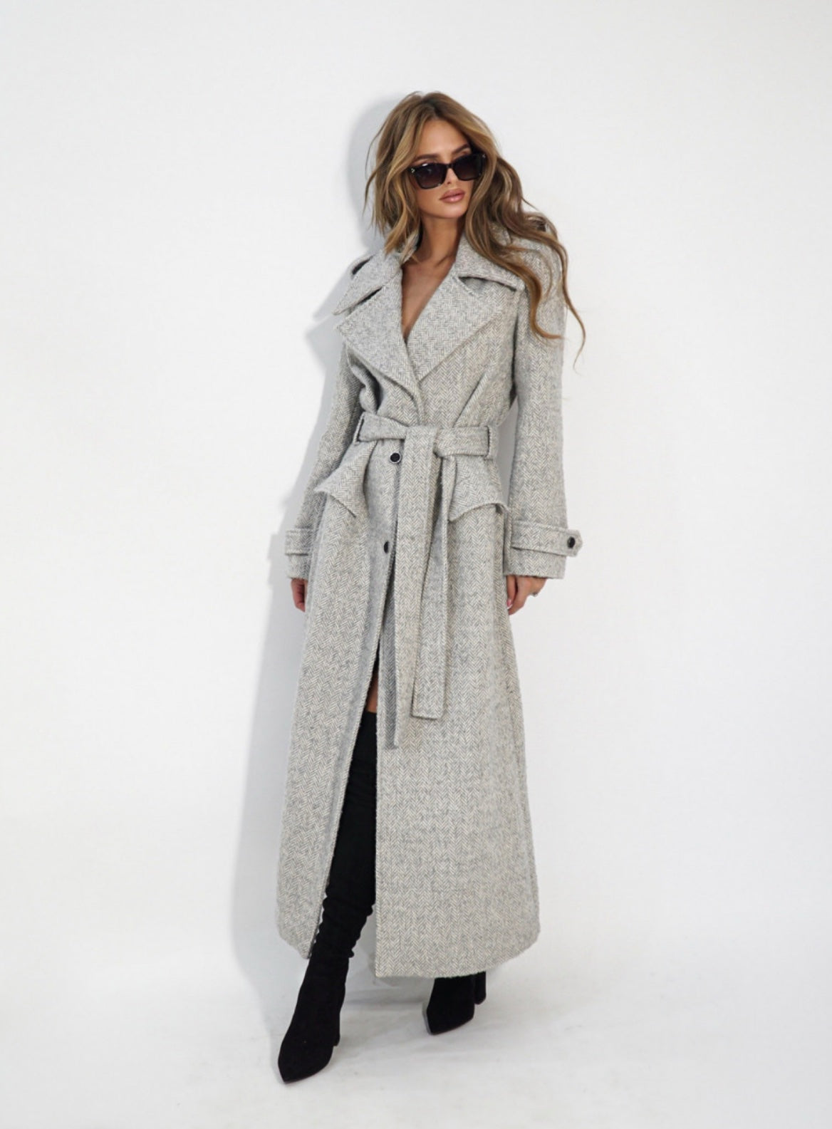 LE LONG Grey Coat image 0