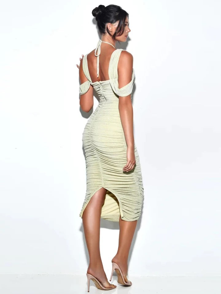 Scarlette  Cutout Maxi Dress GOLD image 1