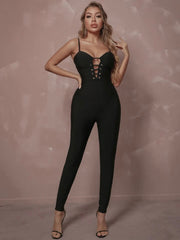 CORINNE BANDAGE JUMPSUIT image 5