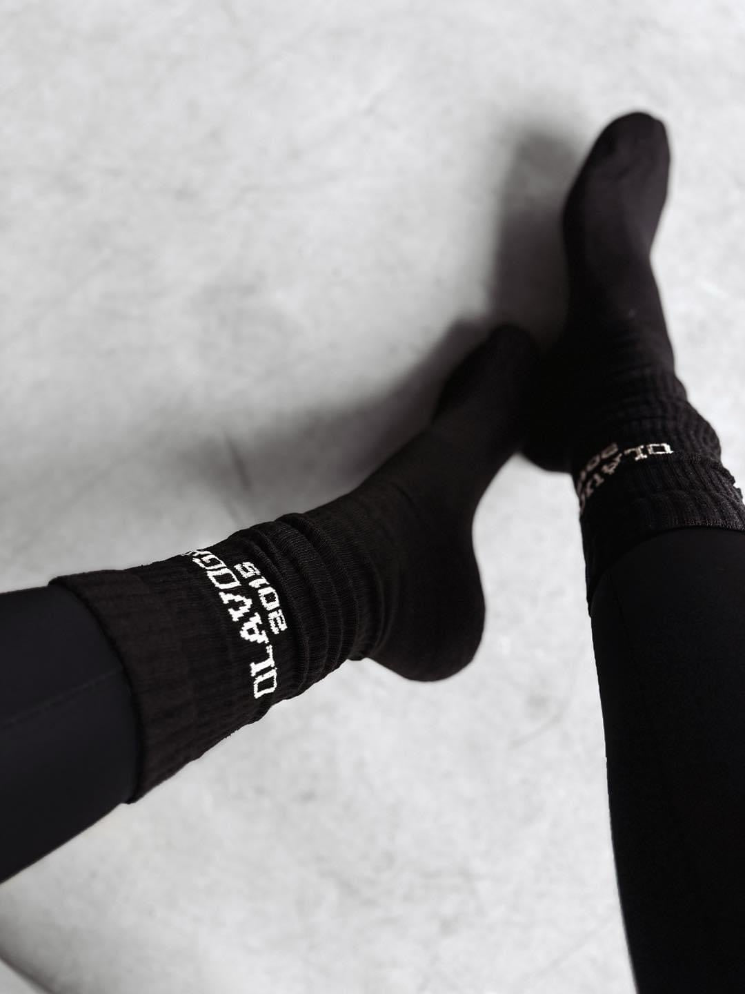 Women's socks KAVISO OLAVOGA black- ecru image 1