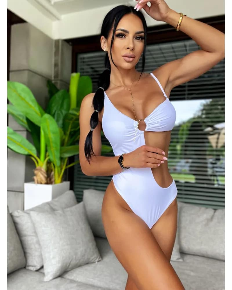 MAR ONE-SHOULDER SWIMSUIT image 0
