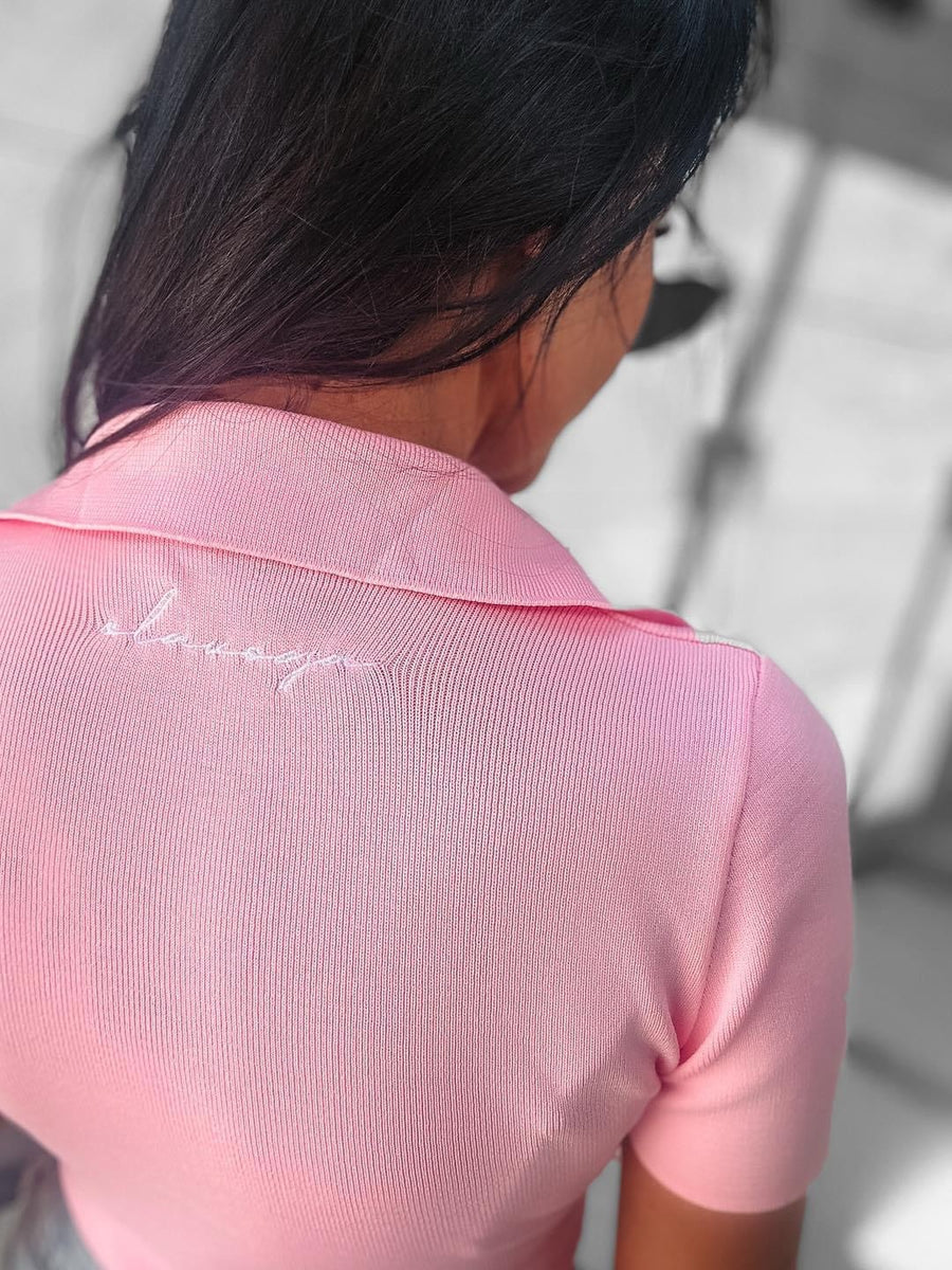 Lavish Ola Voga crop top, pink image 2