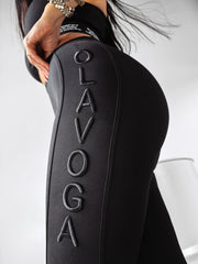 Shapely Ola Voga elastic set, black image 1
