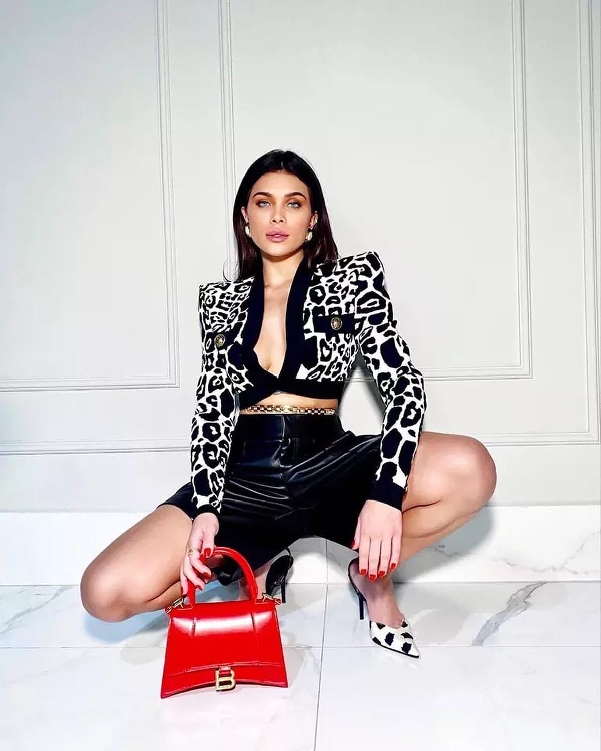 ZEBRA LEOPARD BLAZER image 0