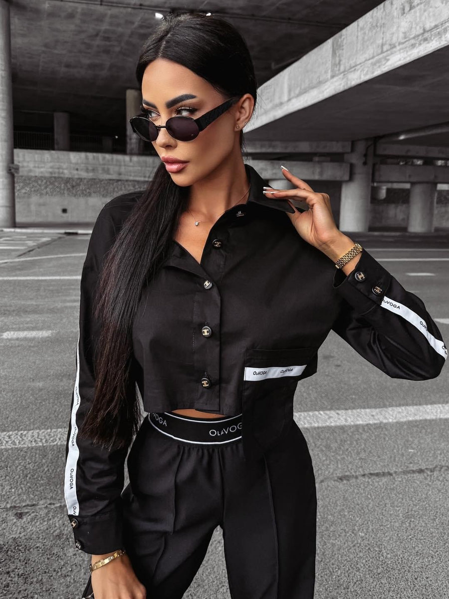 Elegant trousers LESLIE OLAVOGA black image 4