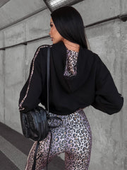 Julie Ola Voga cotton hoodie black image 2