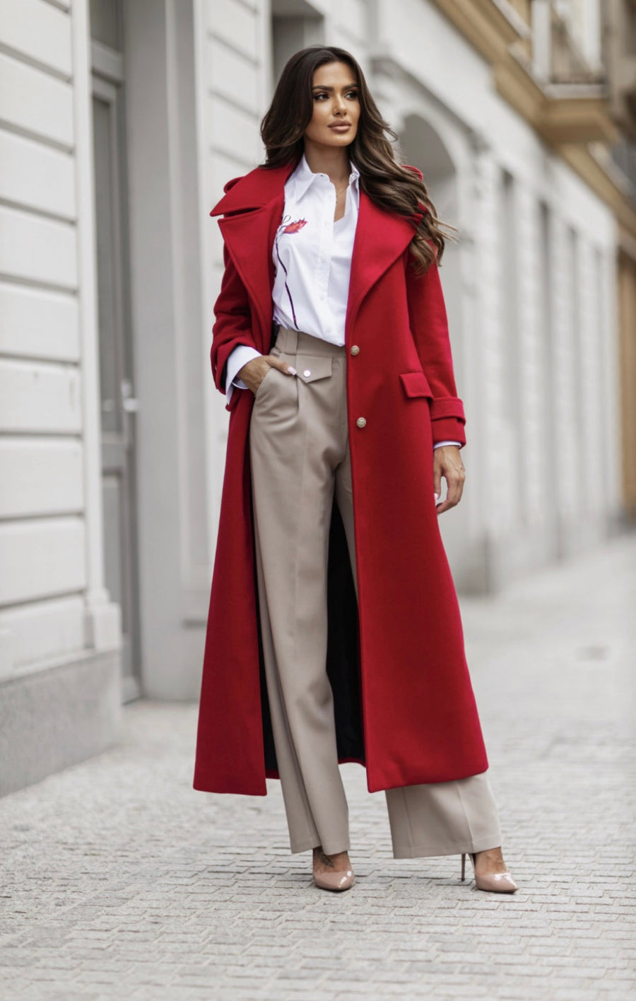 LE LONG Red Coat image 8