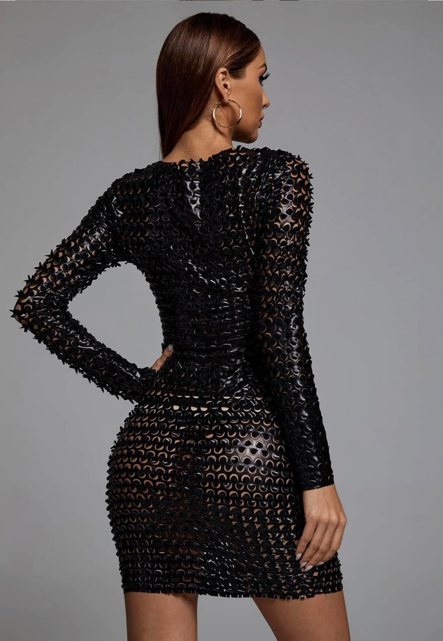 DREAM OF ME CUTOUT MINI BODYCON DRESS image 6