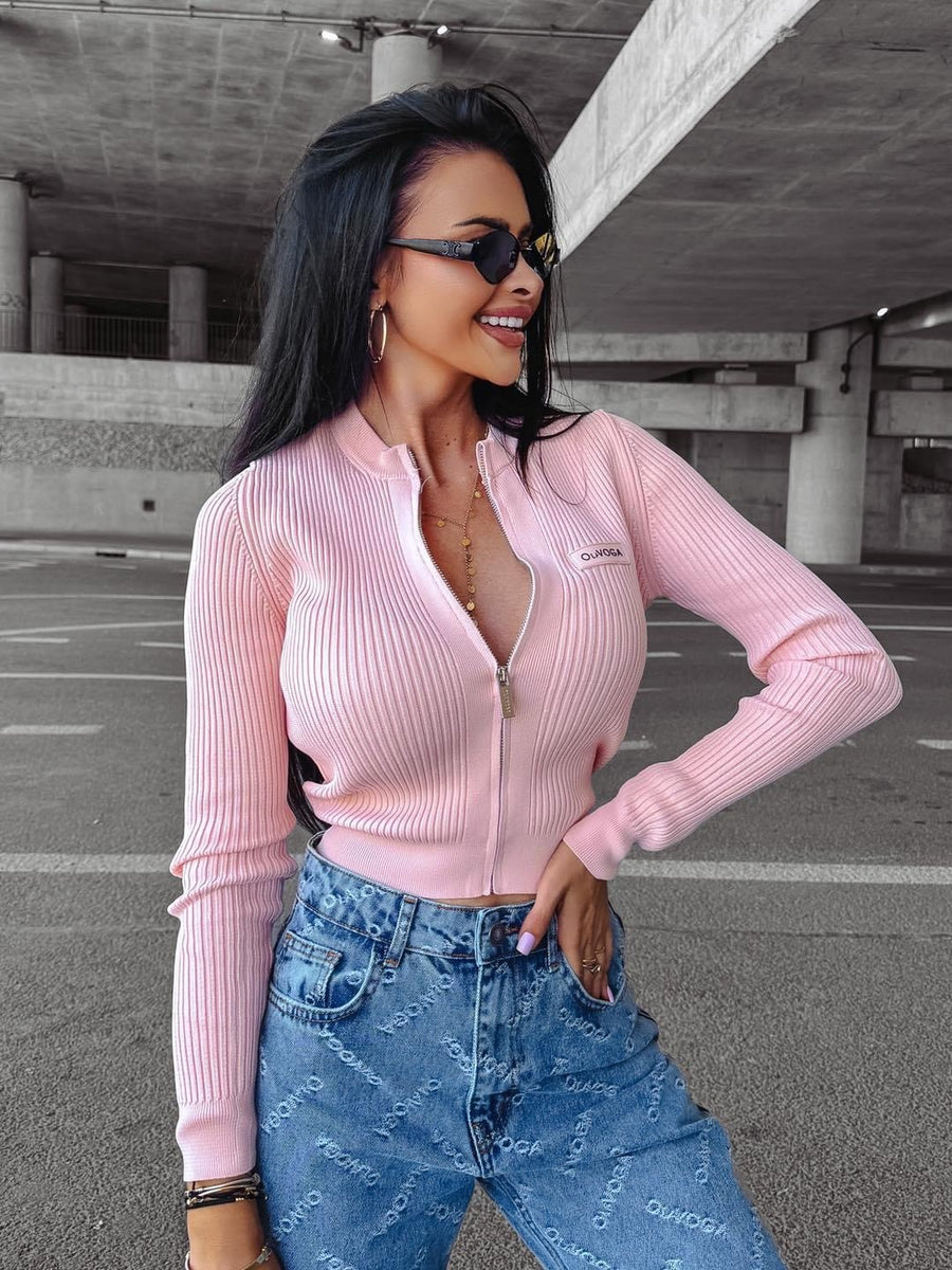 IDEAL OLAVOGA cardigan pink image 2