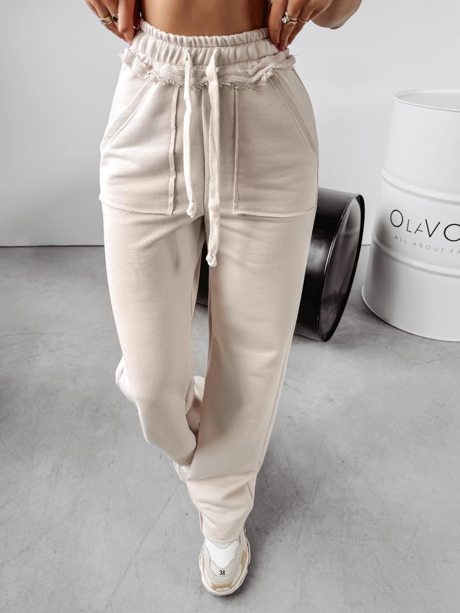 LAGOON Ola Voga women's sweatpants, beige image 2
