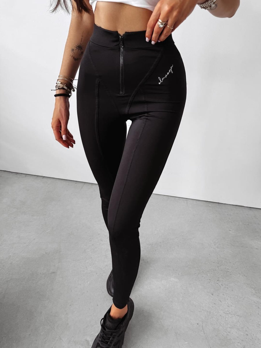 TREKKER Ola Voga elastic leggings, black image 2