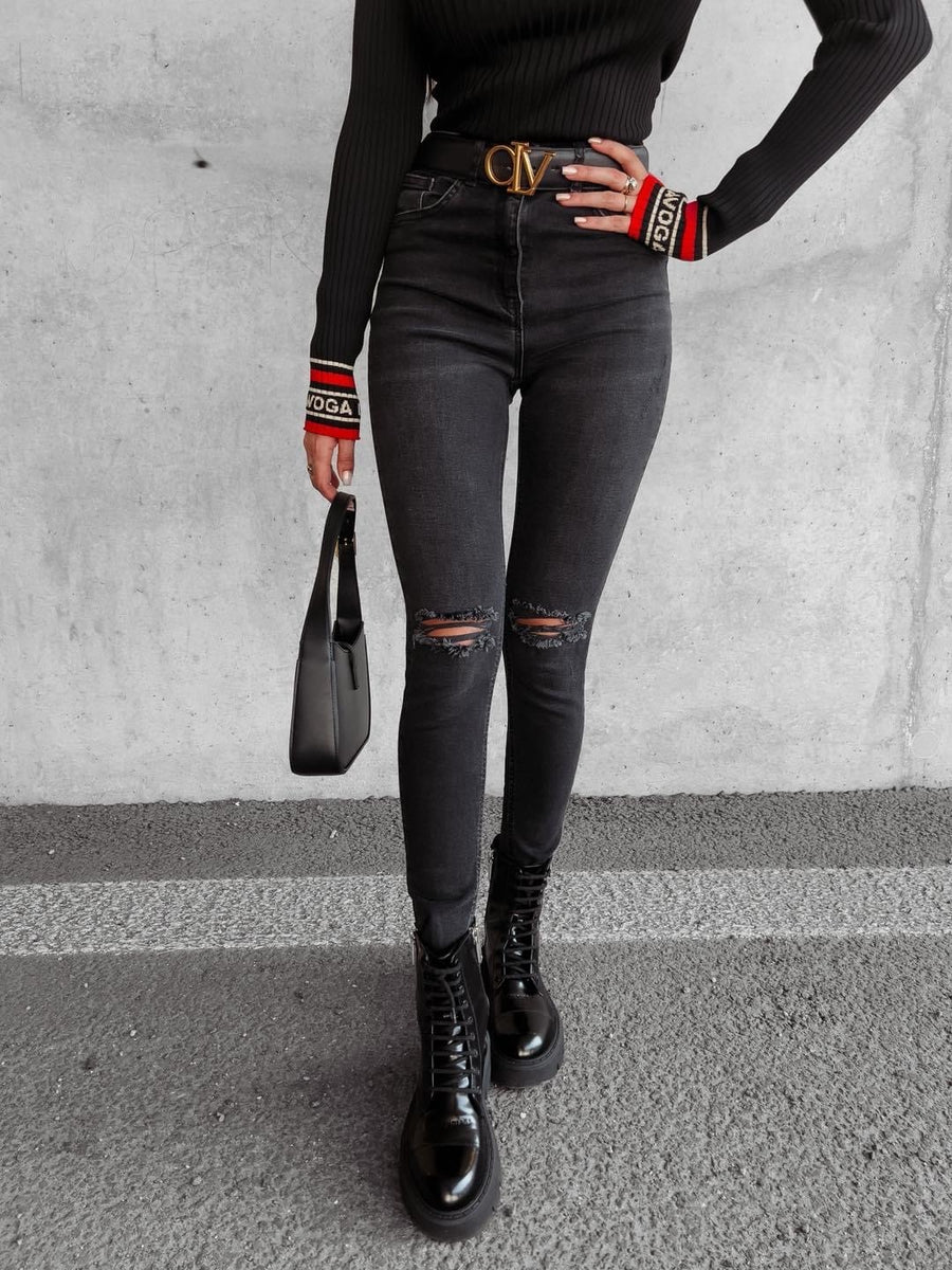 Buena Ola Voga slim fit jeans, black image 2