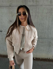DRIP ON ecru jacket image 6