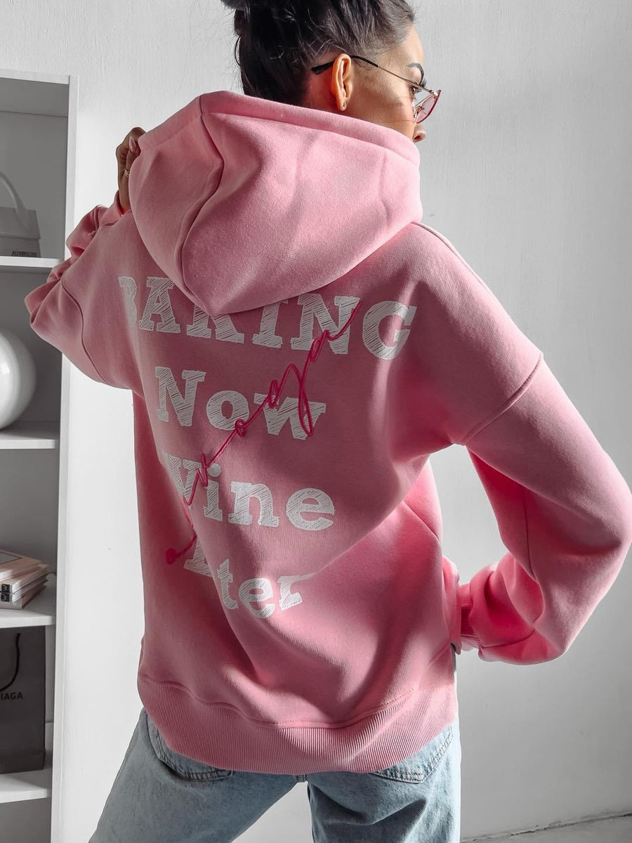 Women's sweatshirt with Mickey Tikus Ola Voga, pink, unique image 2