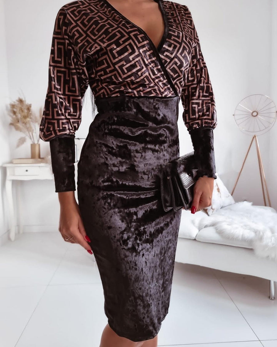 VELVET DRESS image 0