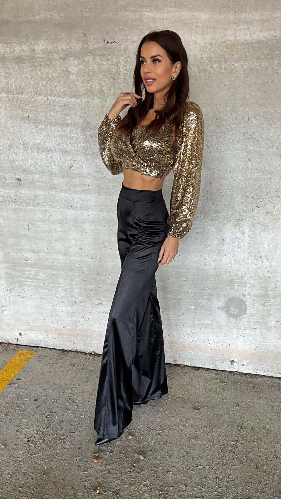 CALL IT SATIN PANTS image 3