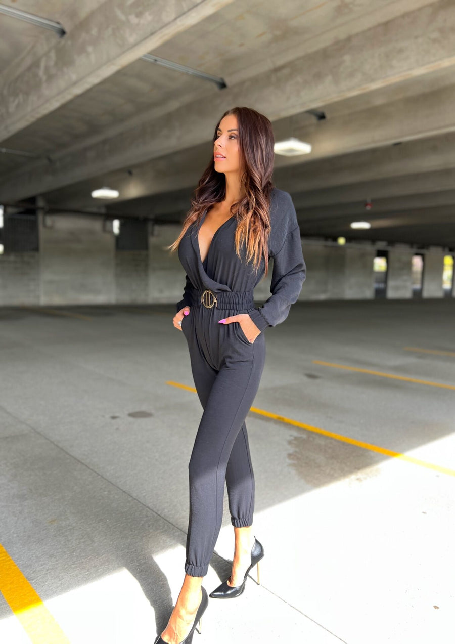 Elegant jumpsuit Heaven Ola Voga black image 4