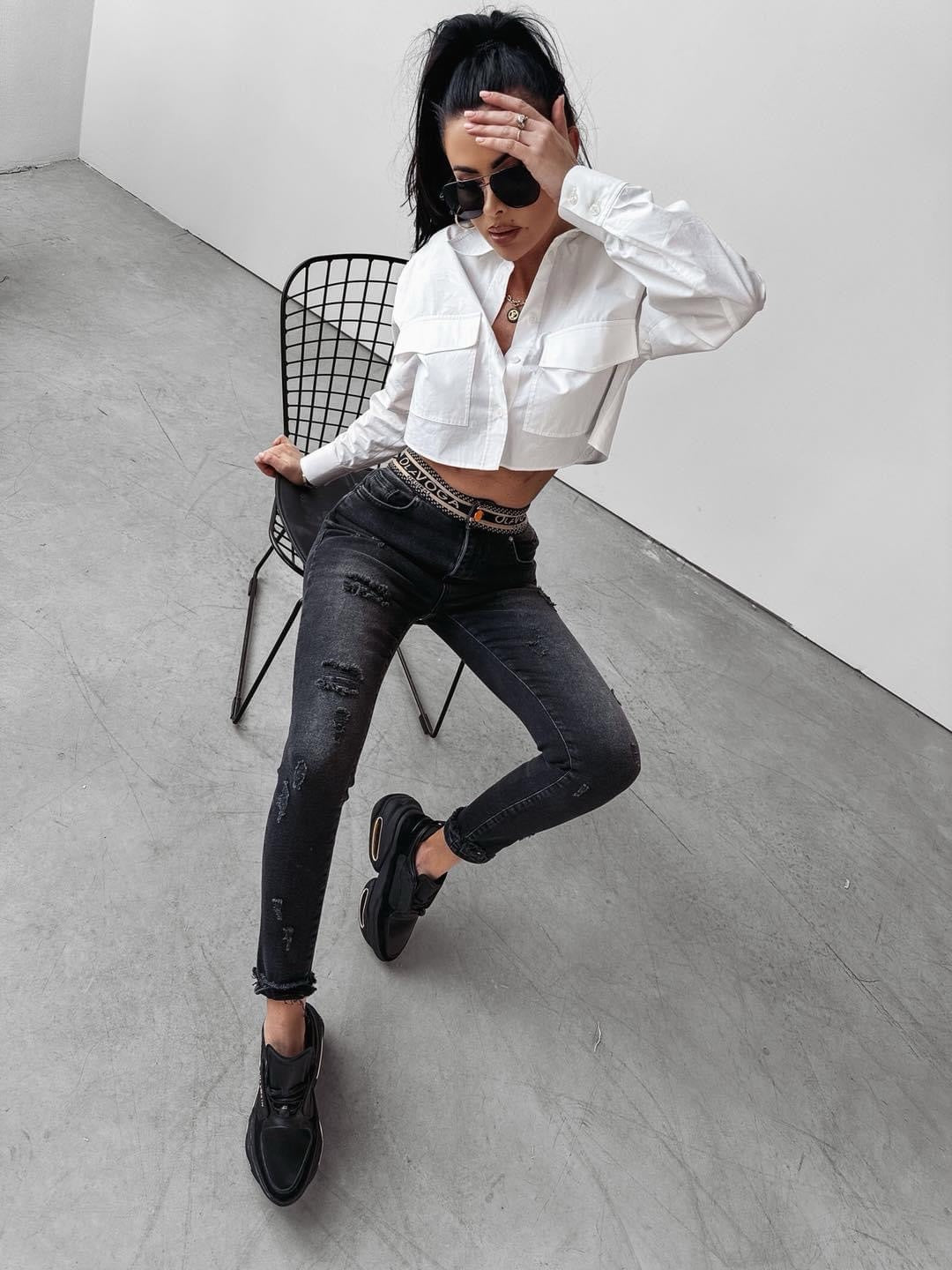 Dore Ola Voga high waist jeans, black image 0