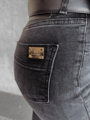 Buena Ola Voga slim fit jeans, black image 1