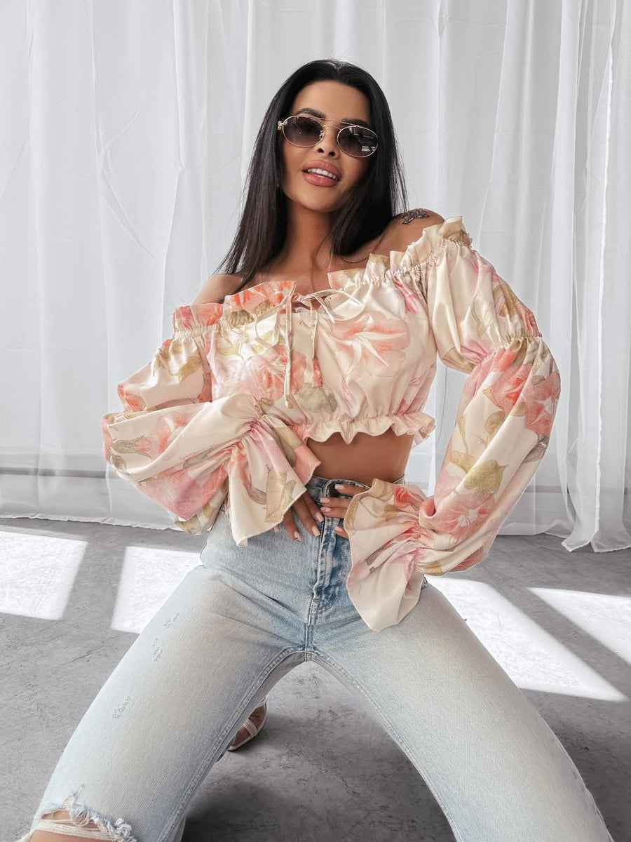 GENTLE OLAVOGA tropical Spanish blouse image 2