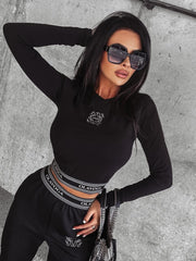 DOLLY OLAVOGA fitted blouse black on image 0