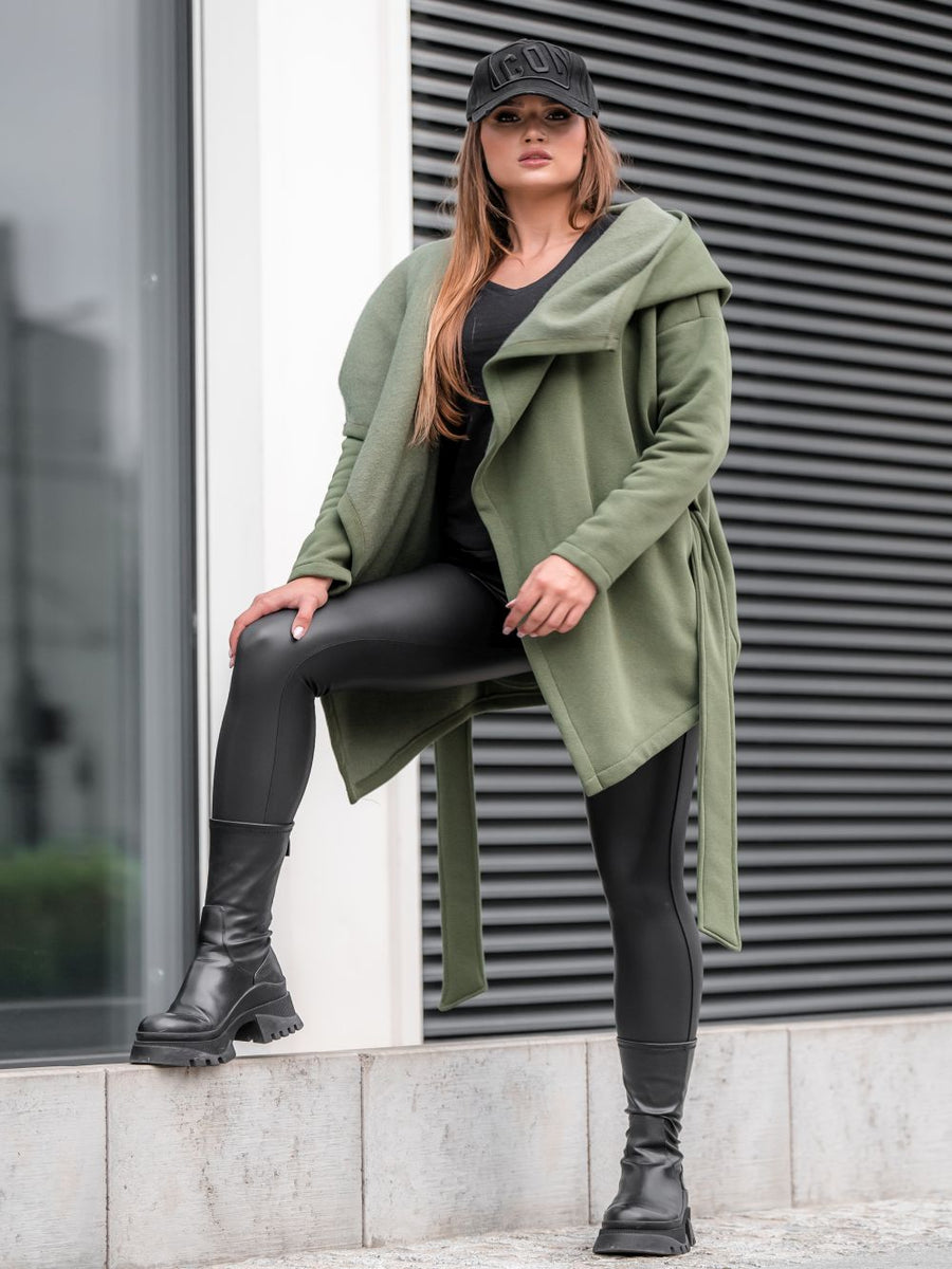 MEDUZA SHORT COAT KHAKI image 2