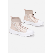 PATTERNED SNEAKERS LOOP TRENDS PINK image 2