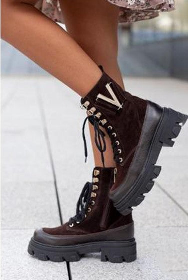 Brown Nari Booties image 0