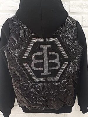 BB Quilted Zip Hoodie